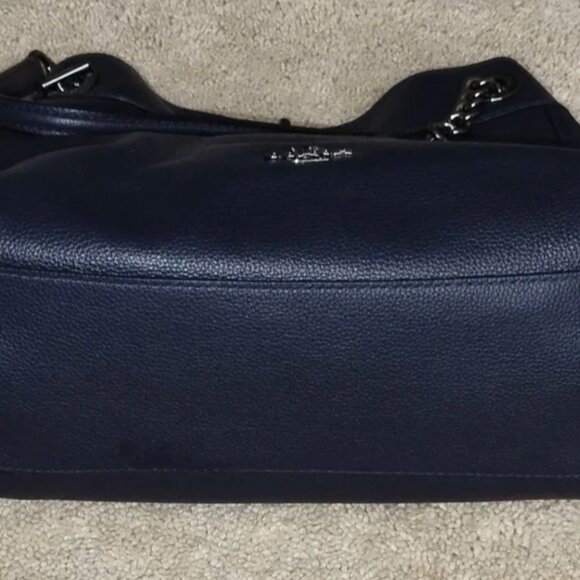 Coach Turnlock Edie Shoulder bag navy - Picture 2 of 6